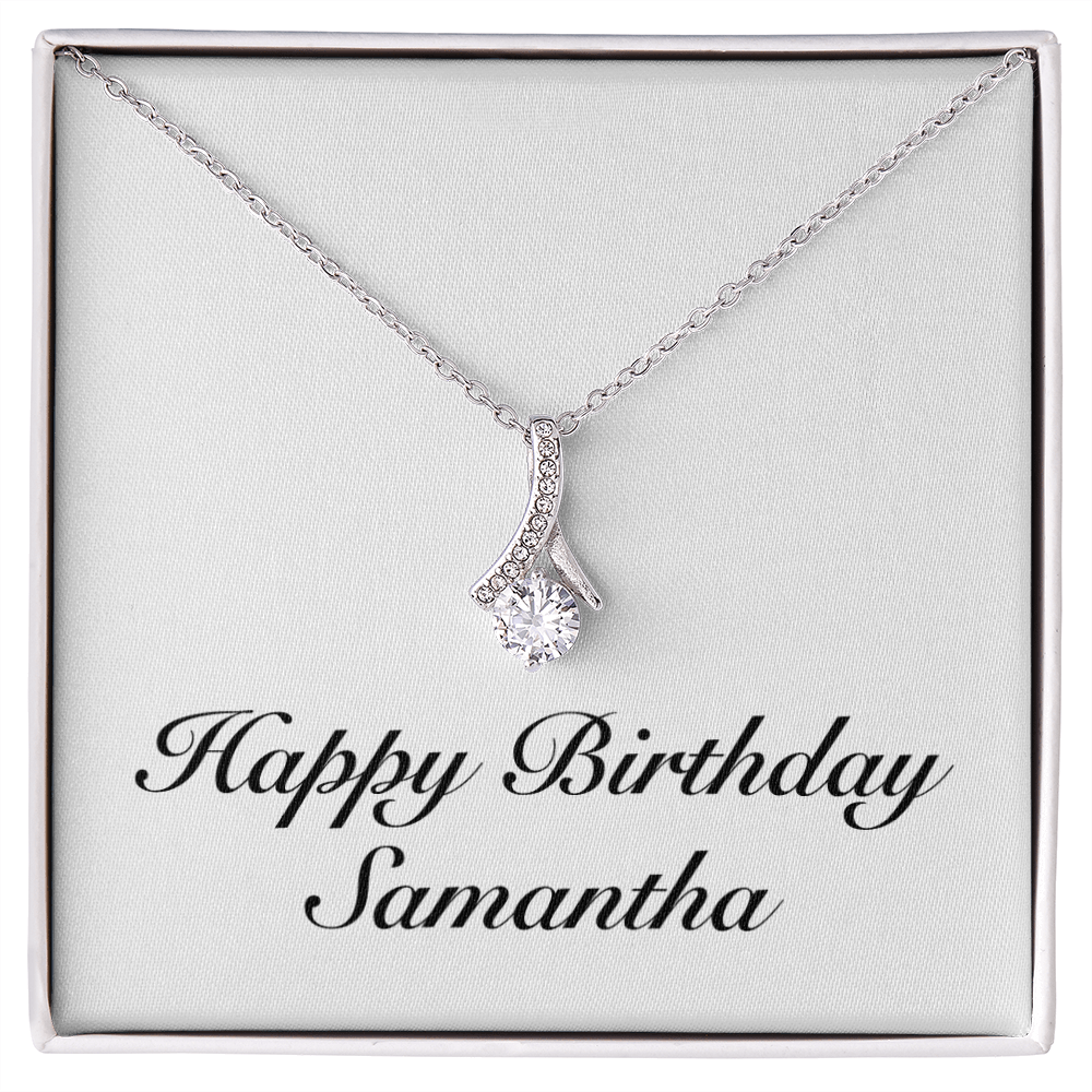 Happy Birthday Samantha - Alluring Beauty Necklace
