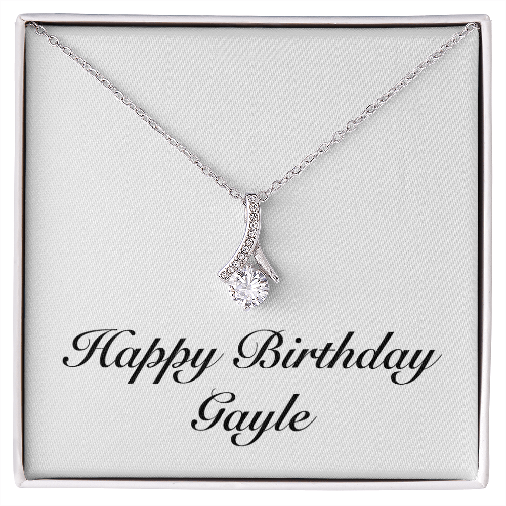 Happy Birthday Gayle - Alluring Beauty Necklace