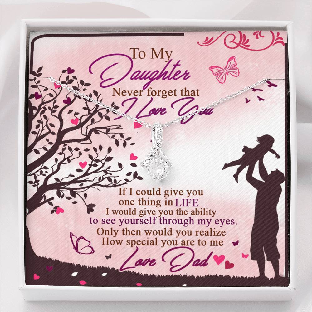 312 - To Daughter From Dad - Alluring Beauty Necklace