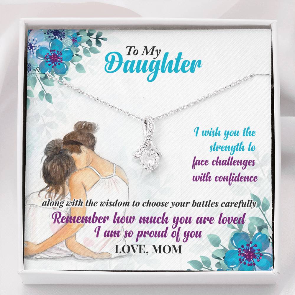 318 - To Daughter From Mom - Alluring Beauty Necklace