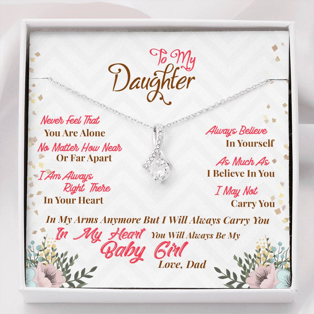 317 - To Daughter From Dad - Alluring Beauty Necklace