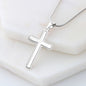 Happy Birthday Patricia v2 - Stainless Steel Cross Necklace