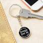Norwegian Forest Cat v2 - Luxury Keychain
