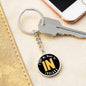 Heart In Indiana - Luxury Keychain