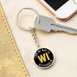 Heart In Wisconsin - Luxury Keychain