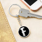 Initial F v2b - Luxury Keychain
