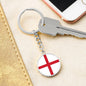 English Flag - Luxury Keychain