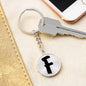 Initial F v1b - Luxury Keychain