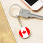 Canadian Flag - Luxury Keychain