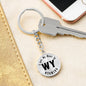 Heart In Wyoming v01 - Luxury Keychain