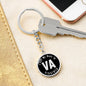 Heart In Virginia v02 - Luxury Keychain