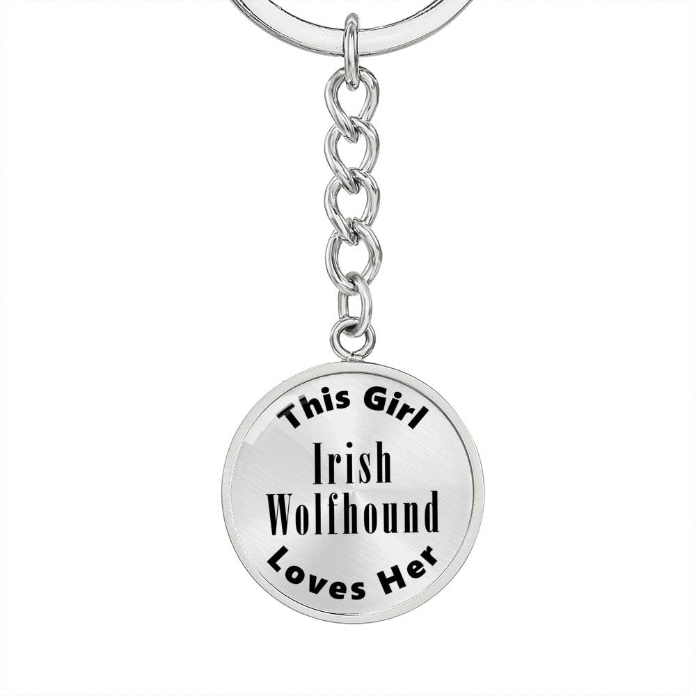 Irish Wolfhound - Luxury Keychain