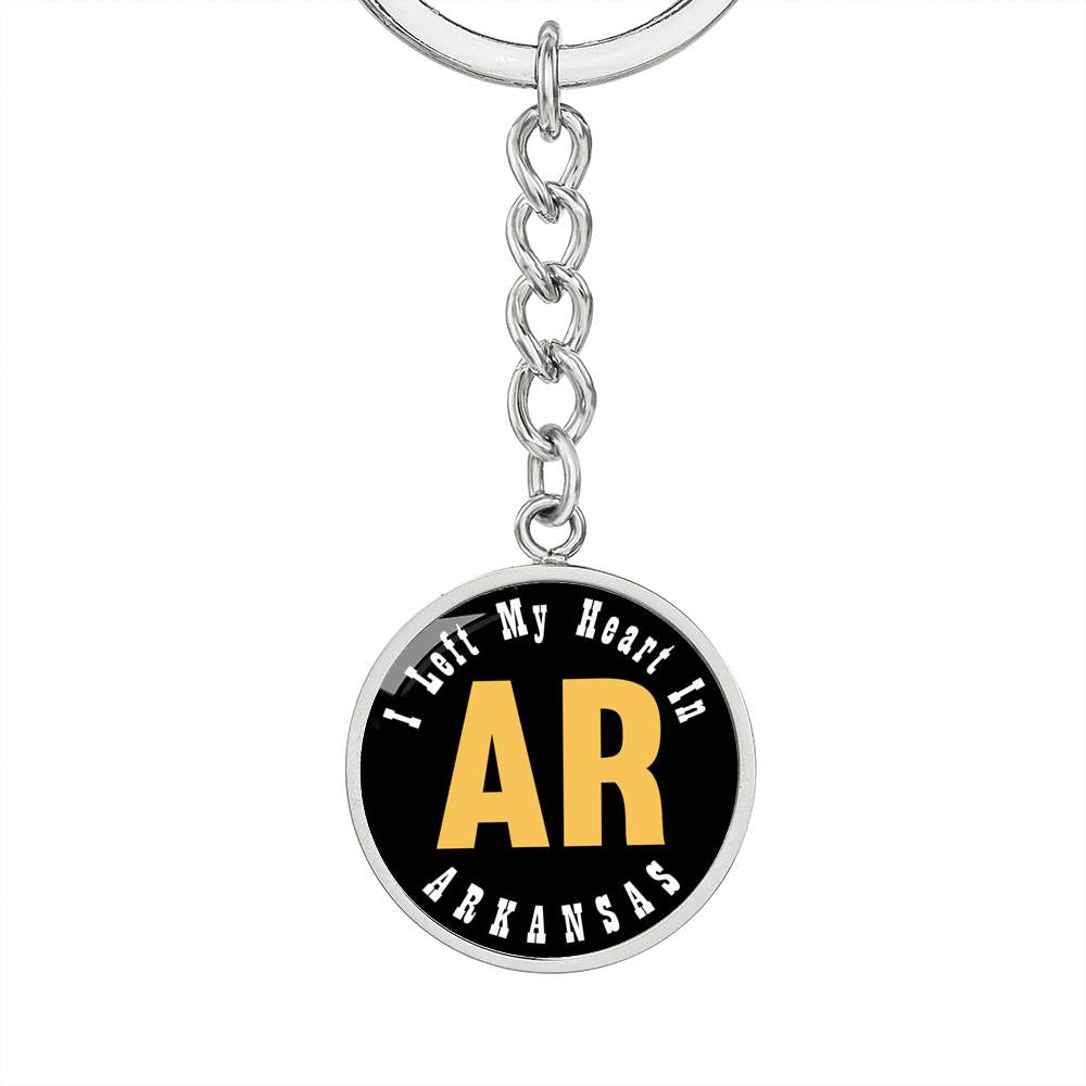 Heart In Arkansas - Luxury Keychain