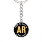 Heart In Arkansas - Luxury Keychain