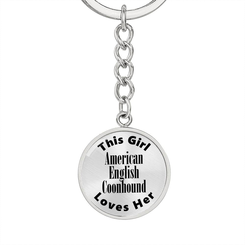 American English Coonhound - Luxury Keychain