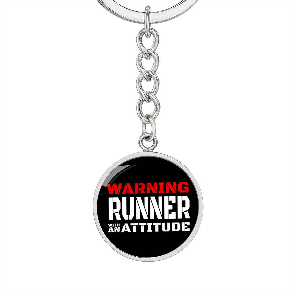 Runner With An Attitude - Luxury Keychain