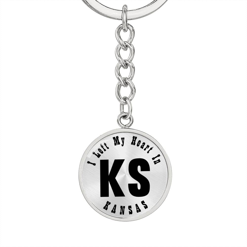 Heart In Kansas v01 - Luxury Keychain