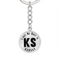 Heart In Kansas v01 - Luxury Keychain