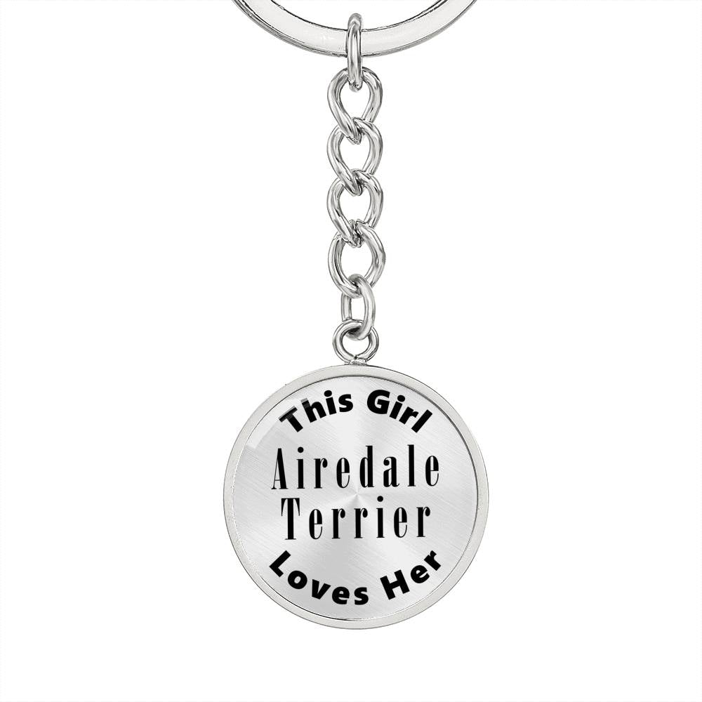 Airedale Terrier - Luxury Keychain