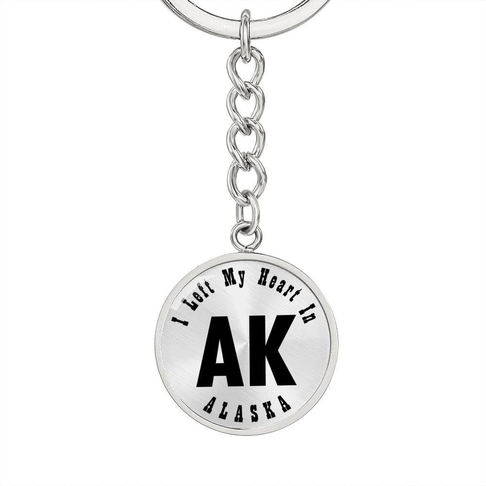 Heart In Alaska v01 - Luxury Keychain