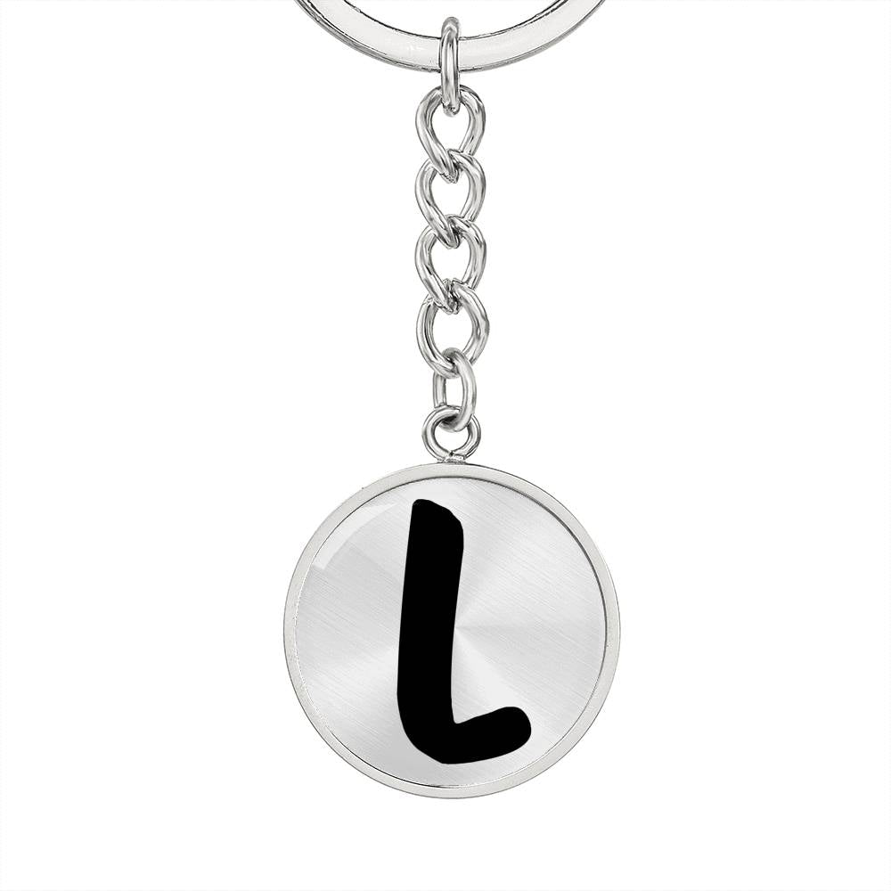 Initial L v1b - Luxury Keychain