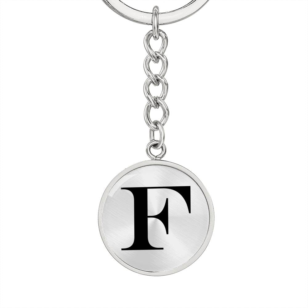 Initial F v1a - Luxury Keychain