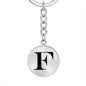 Initial F v1a - Luxury Keychain