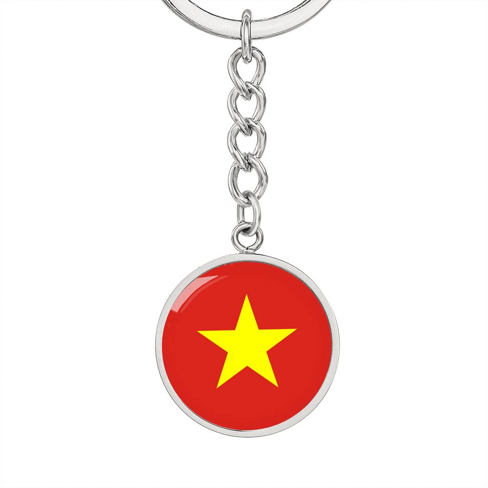 Vietnamese Flag - Luxury Keychain