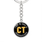 Heart In Connecticut - Luxury Keychain