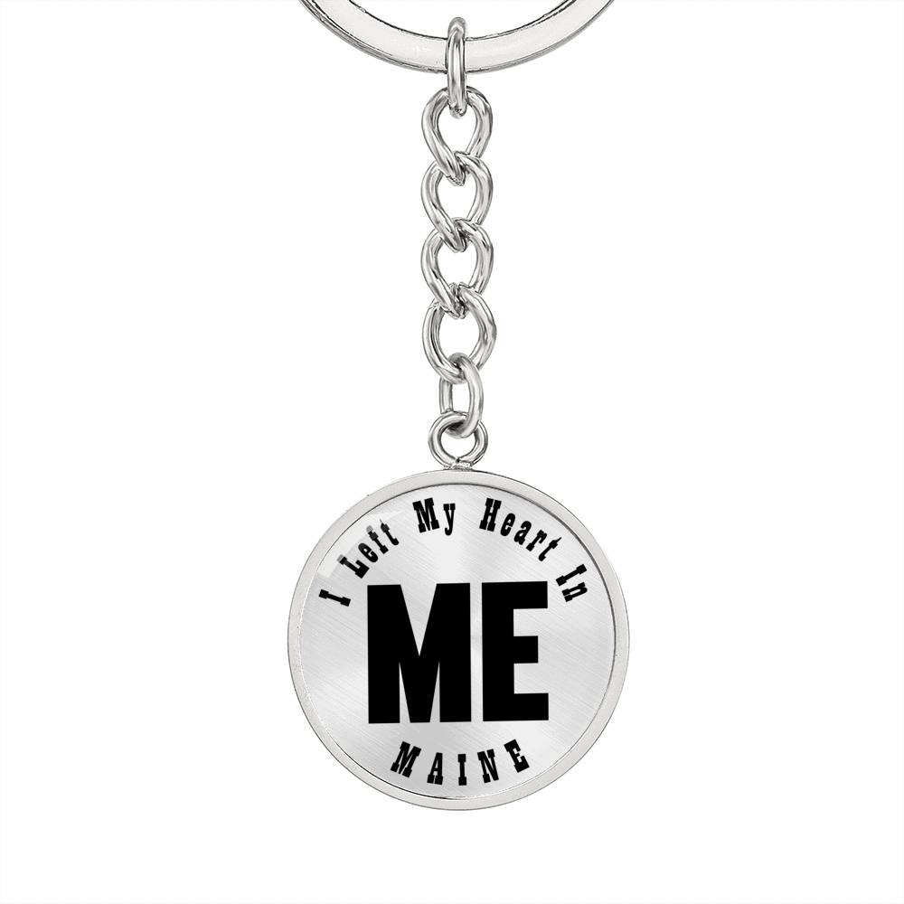 Heart In Maine v01 - Luxury Keychain