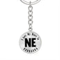 Heart In Nebraska v01 - Luxury Keychain