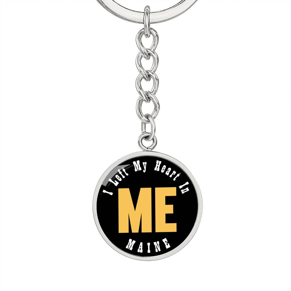 Heart In Maine - Luxury Keychain