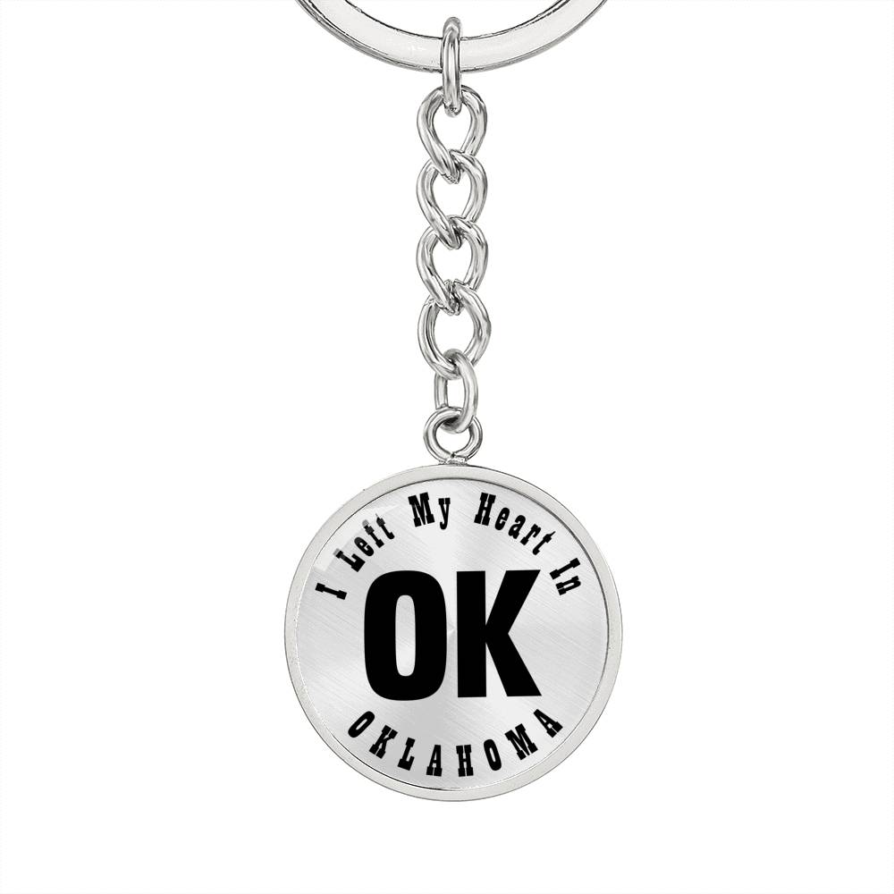 Heart In Oklahoma v01 - Luxury Keychain