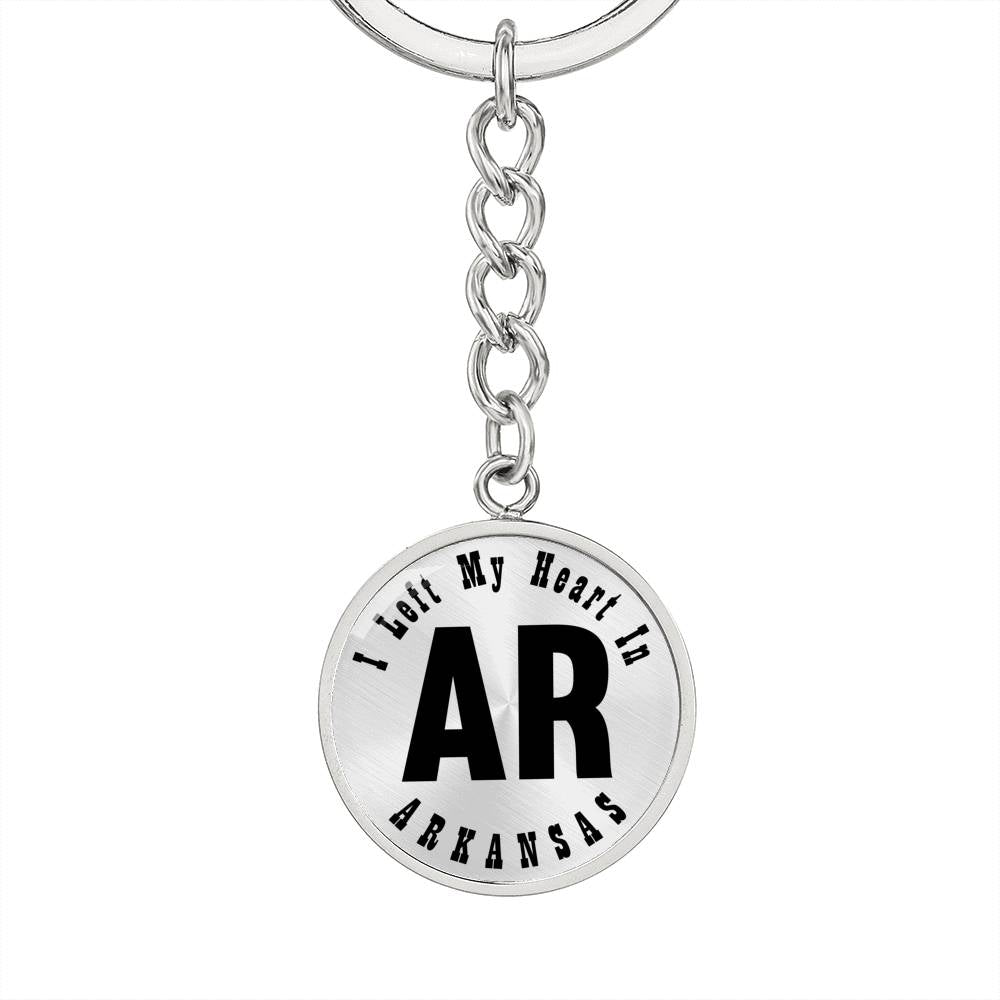 Heart In Arkansas v01 - Luxury Keychain