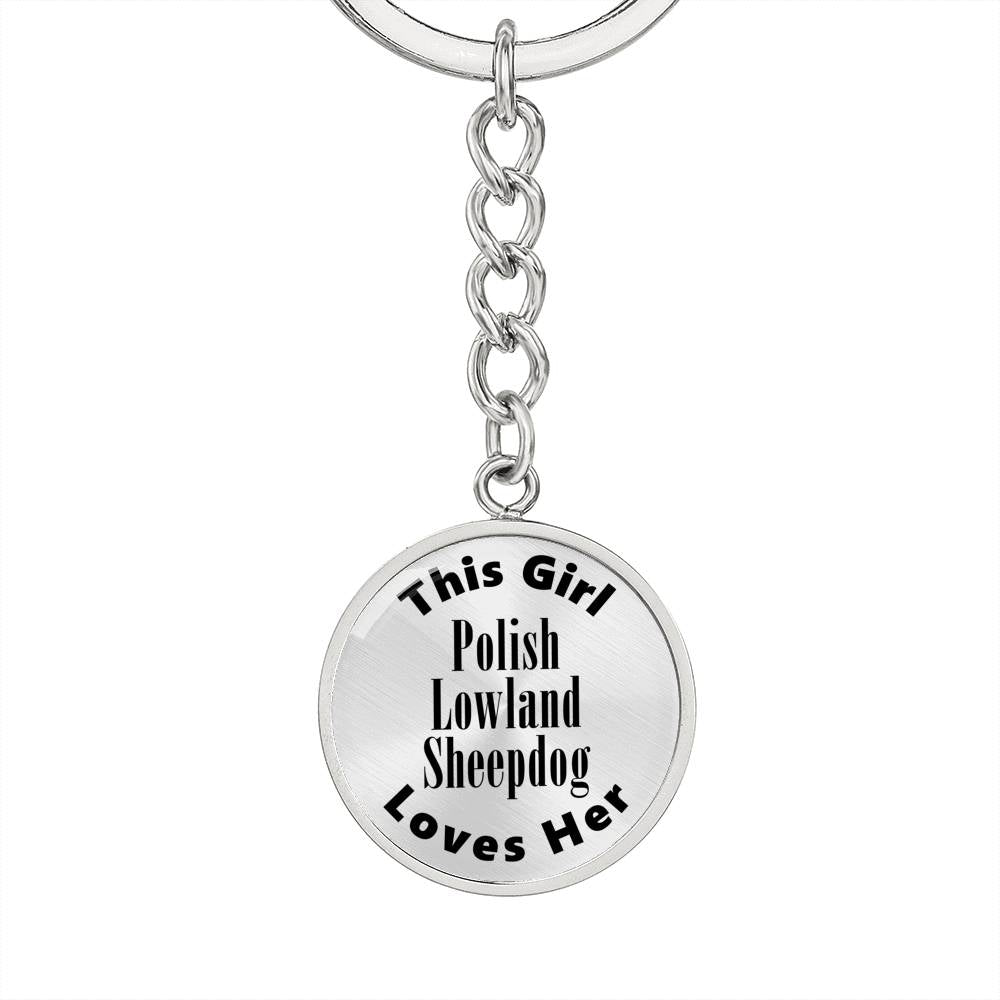 Polish Lowland Sheepdog - Luxury Keychain