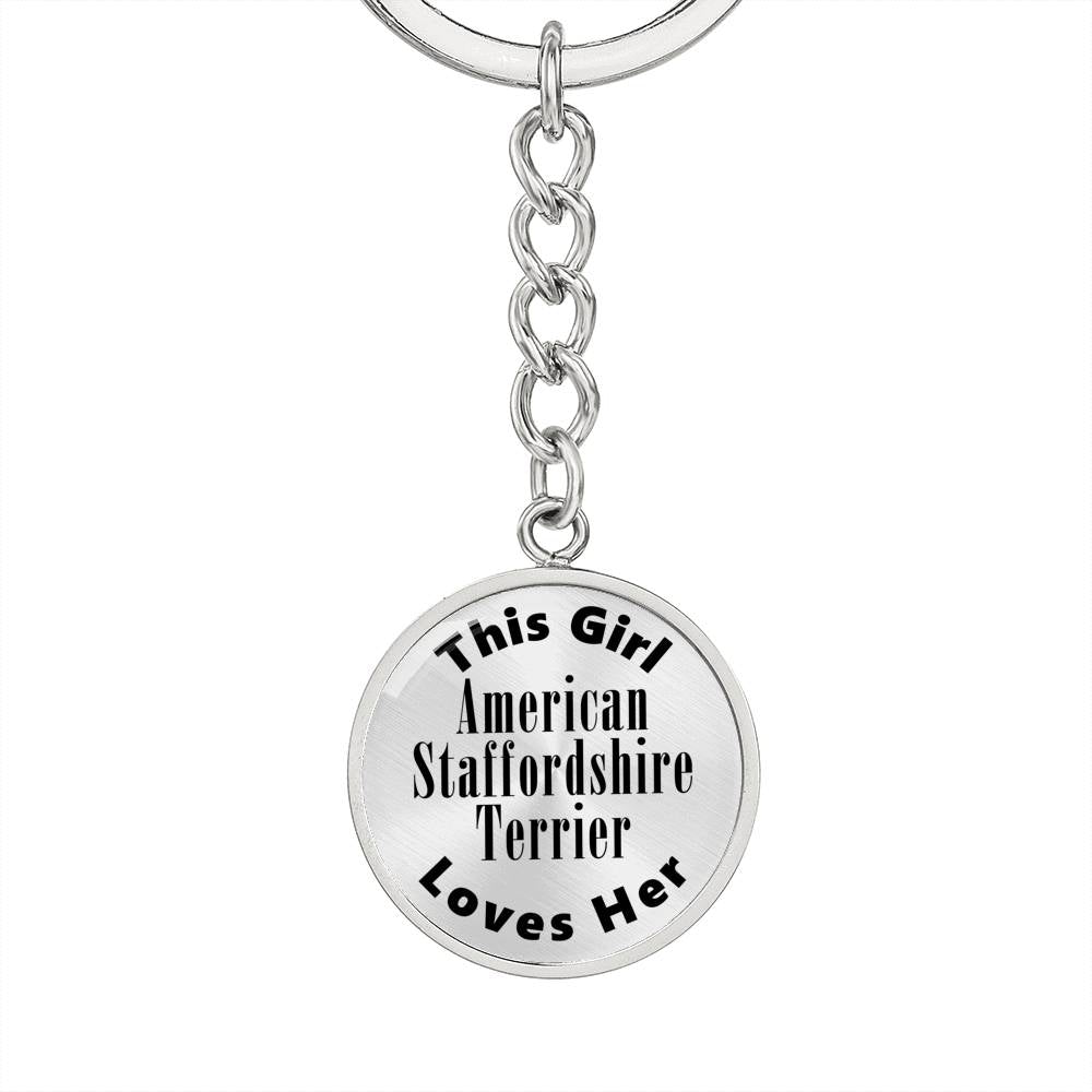 American Staffordshire Terrier - Luxury Keychain