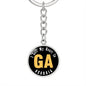 Heart In Georgia - Luxury Keychain