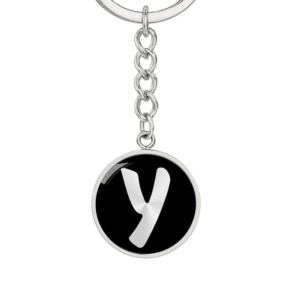Initial Y v2b - Luxury Keychain