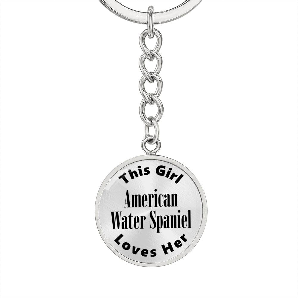 American Water Spaniel - Luxury Keychain