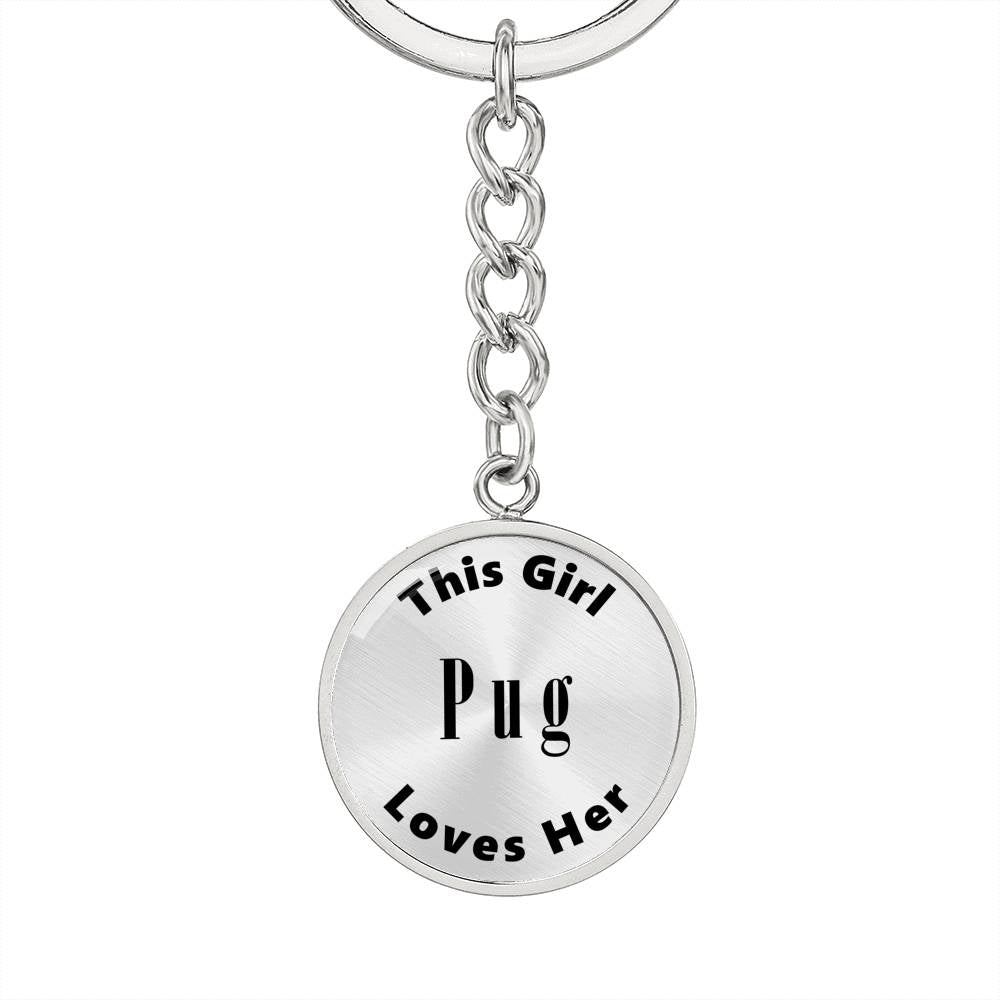 Pug - Luxury Keychain