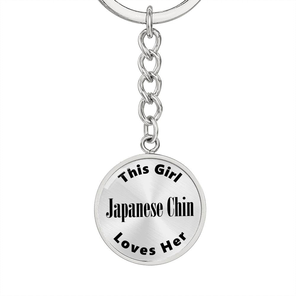 Japanese Chin - Luxury Keychain