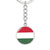 Hungarian Flag - Luxury Keychain