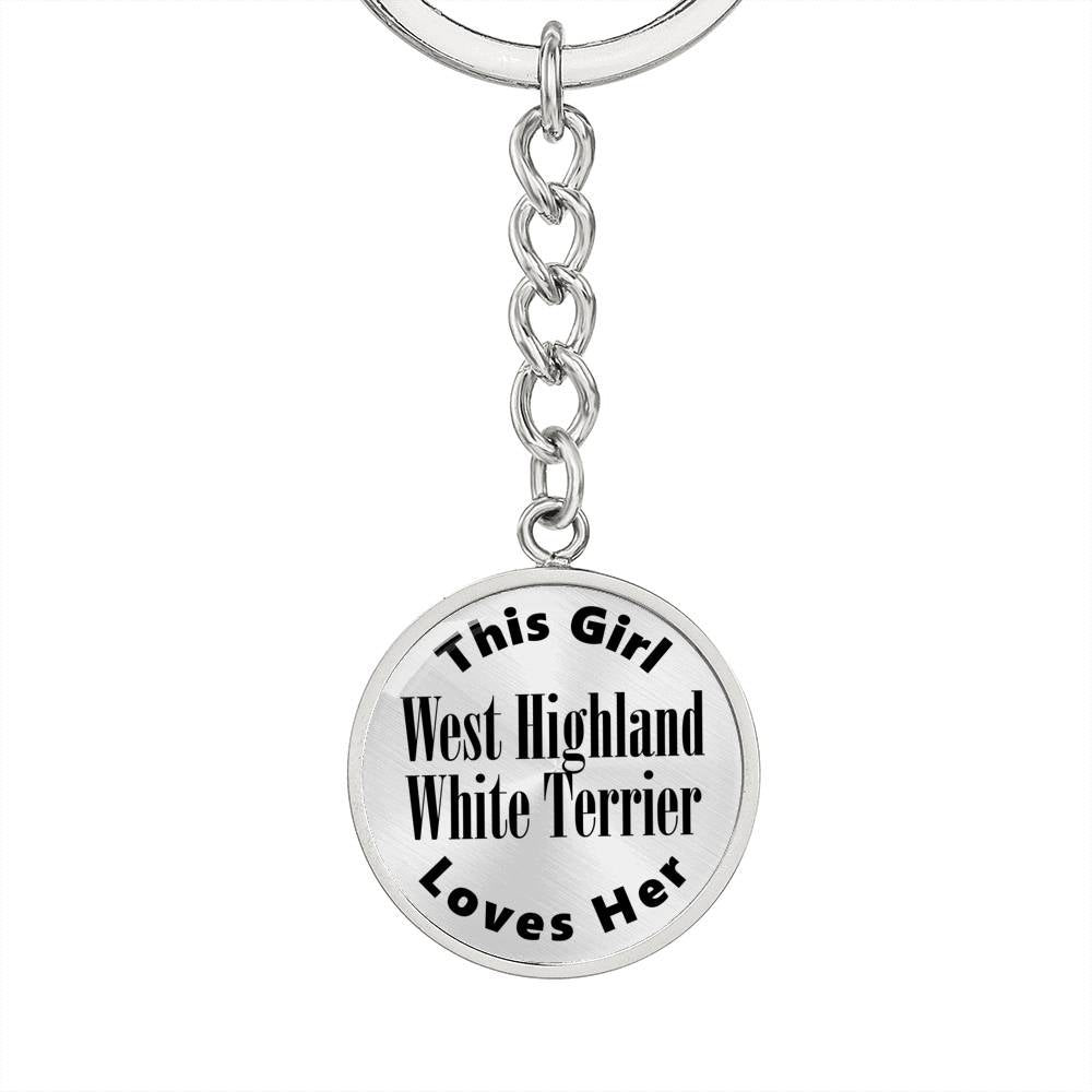 West Highland White Terrier - Luxury Keychain