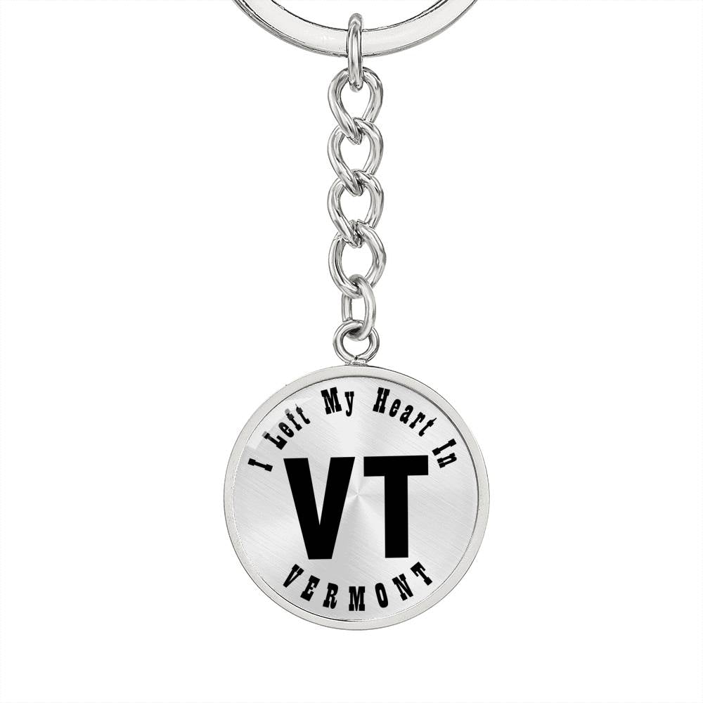 Heart In Vermont v01 - Luxury Keychain
