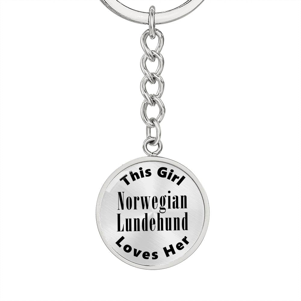 Norwegian Lundehund - Luxury Keychain