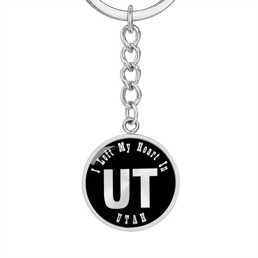 Heart In Utah v02 - Luxury Keychain