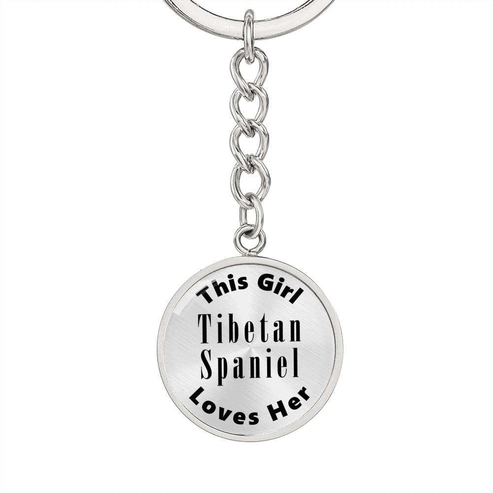 Tibetan Spaniel - Luxury Keychain