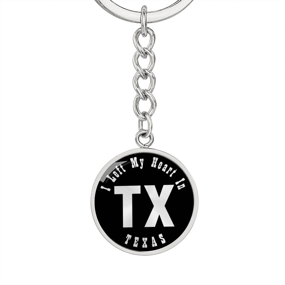 Heart In Texas v02 - Luxury Keychain