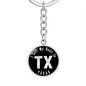Heart In Texas v02 - Luxury Keychain