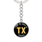 Heart In Texas - Luxury Keychain